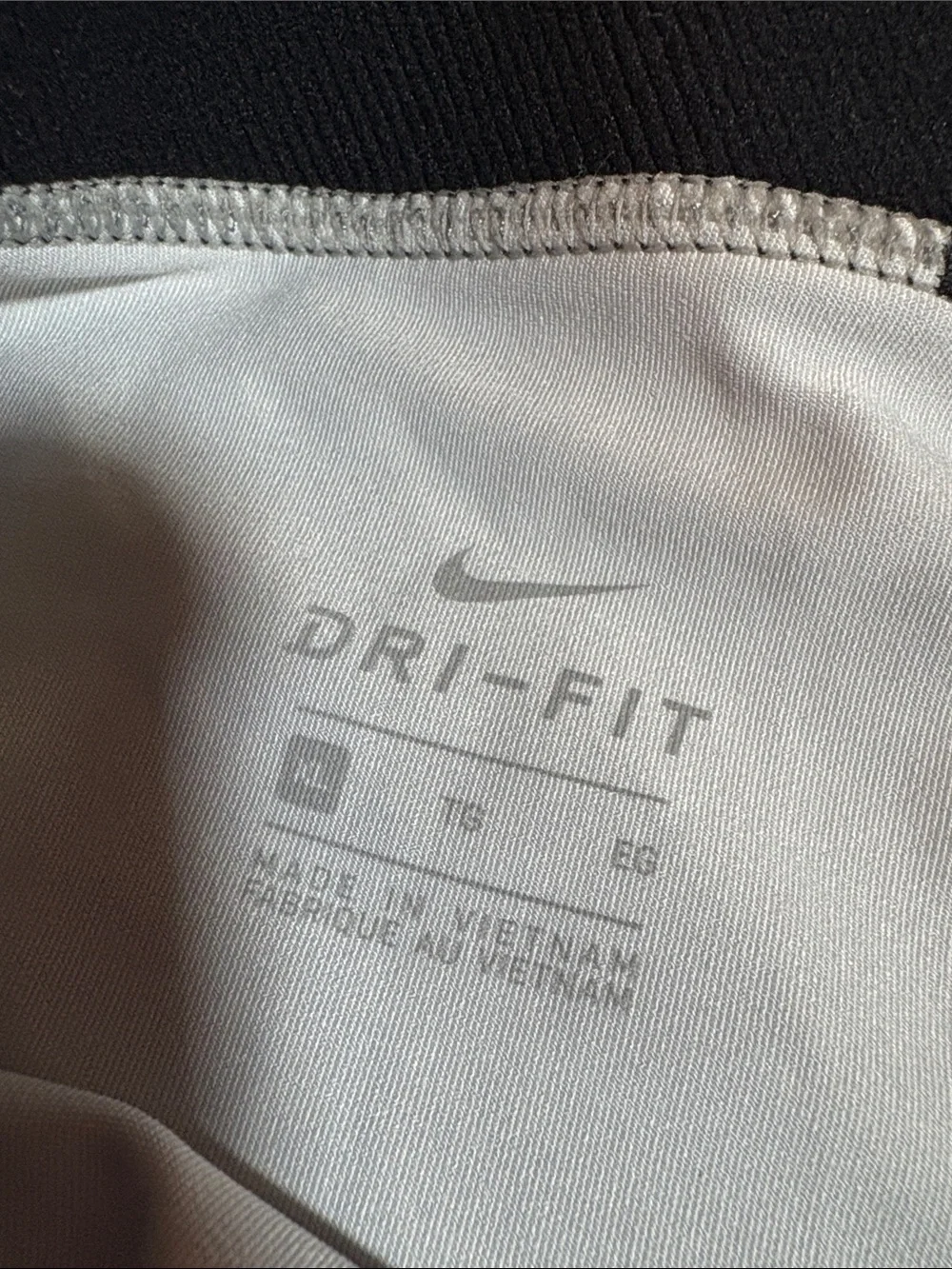 Nike Grey Camo Leggings with Pink Swoosh
